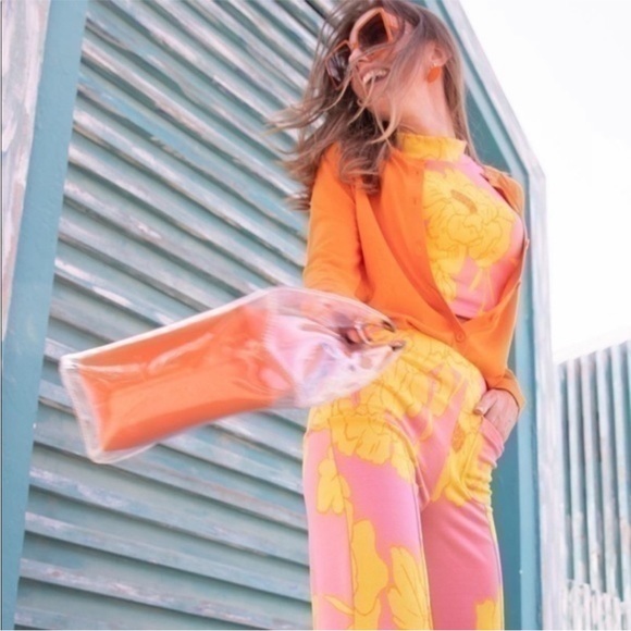 NEW Zara Floral Jacquard Sleeveless High Neck Crop Top - Picture 7 of 11